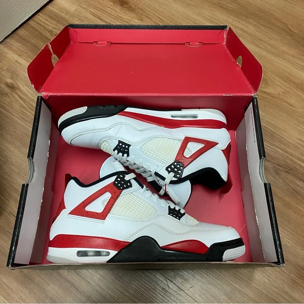 2023 Air Jordan 4 Retro “Red Cement” Size 11.5